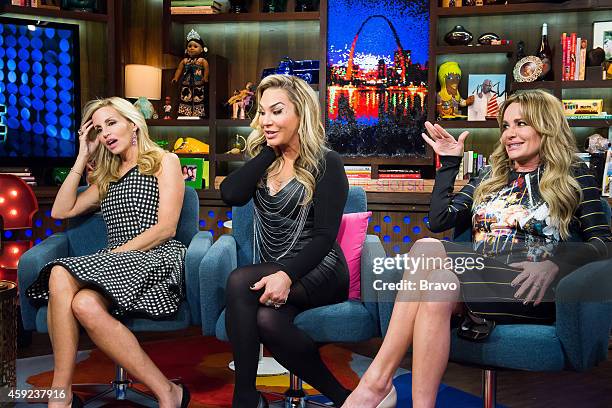 Pictured : Camille Grammer, Adrienne Maloof and Taylor Armstrong --