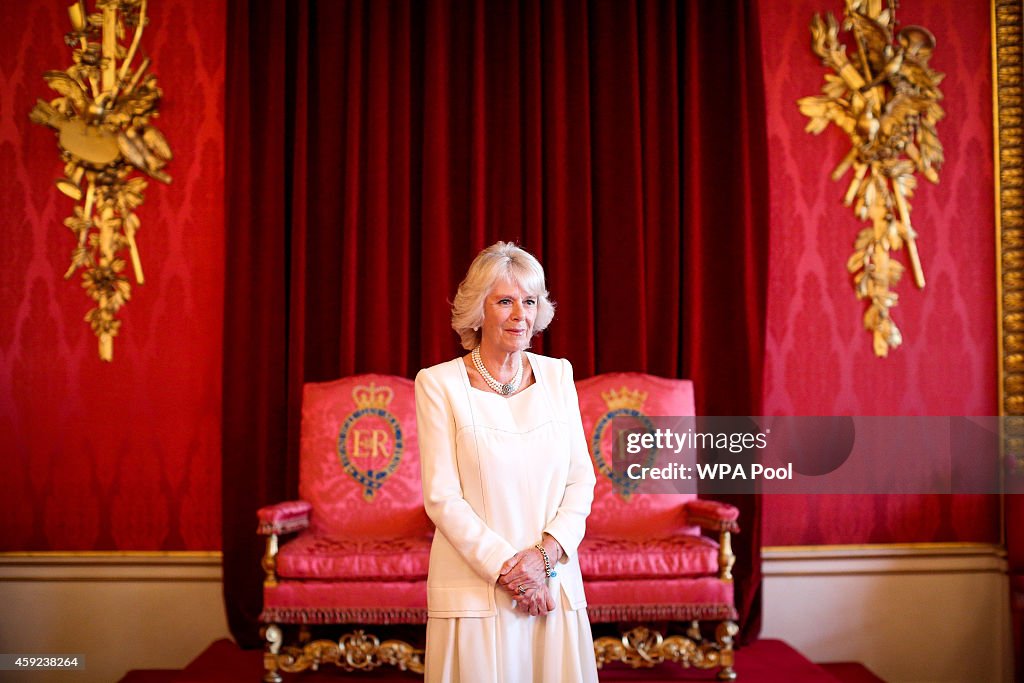 The Duchess Of Cornwall Hosts A Reception For Winners Of The Queen's Commonwealth Essay Competition