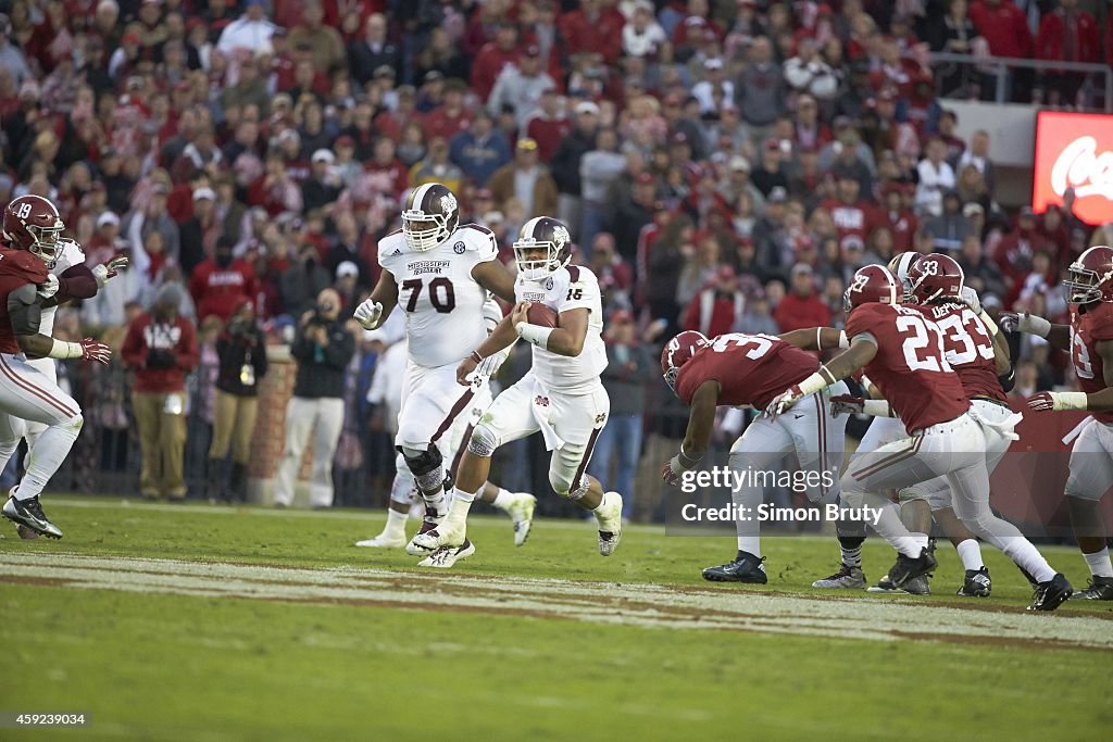 University of Alabama vs Mississippi State University