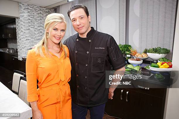 Episode 1610 -- Pictured: Alison Sweeney, Rocco DiSpirito --