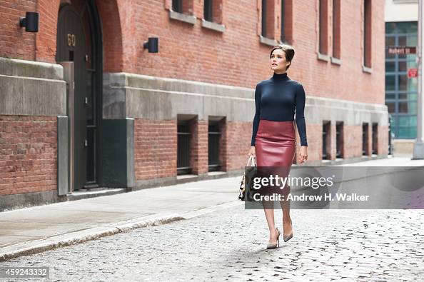 Actress Megan Boone is photographed for Resident Magazine on February