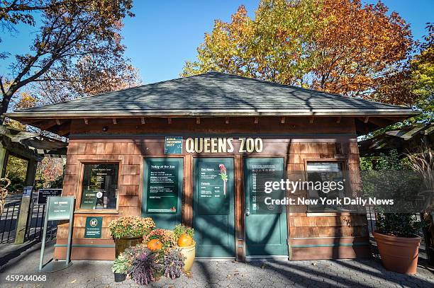 Real estate of Queens Zoo in Flushing Meadows-Corona Park in Queens on Wednesday, November 13, 2013. A bear named Bouba, has been brought from a...