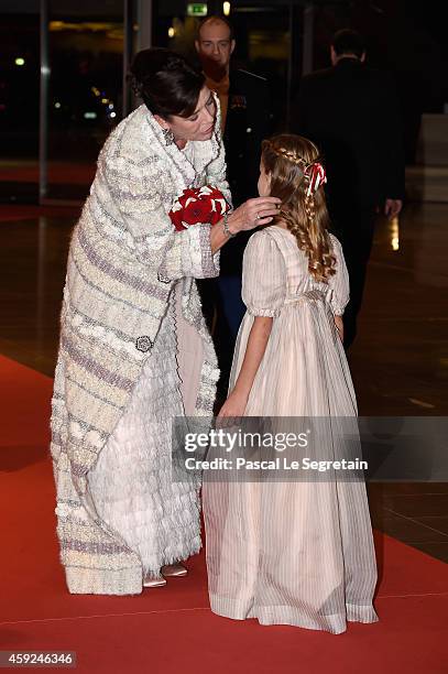 Princess Caroline of Hanover attends the Monaco National Day Gala in Grimaldi Forum on November 19, 2014 in Monaco, Monaco.