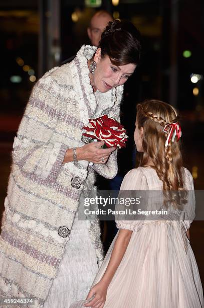 Princess Caroline of Hanover attends the Monaco National Day Gala in Grimaldi Forum on November 19, 2014 in Monaco, Monaco.