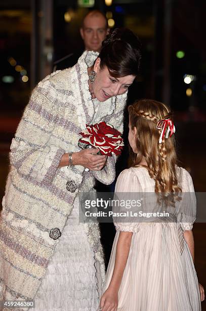 Princess Caroline of Hanover attends the Monaco National Day Gala in Grimaldi Forum on November 19, 2014 in Monaco, Monaco.