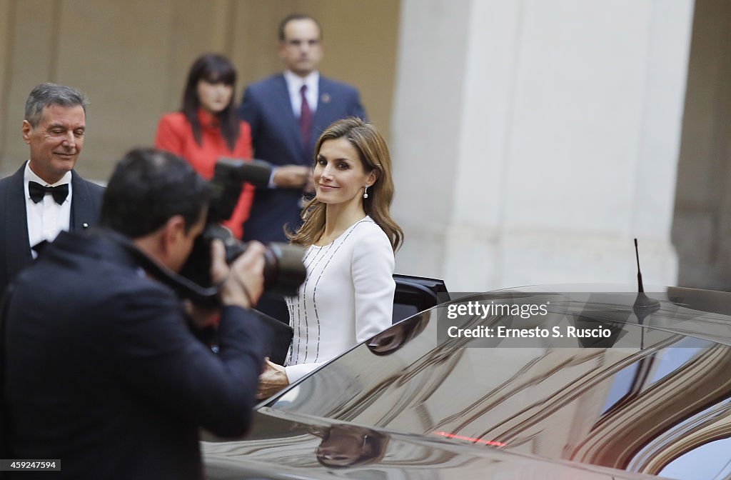 Spanish Royals Visit Quirinale,Palazzo Chigi, Camera Dei Deputati And Palazzo Madama