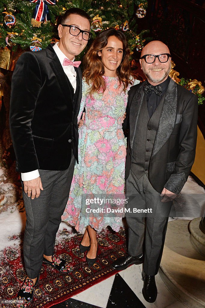 Claridge's & Dolce And Gabbana Christmas Tree Party