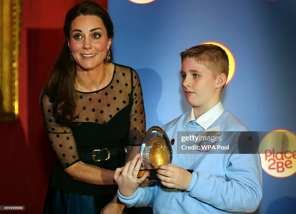 Duchess Of Cambridge Attends The Place2Be Wellbeing Schools Awards Reception