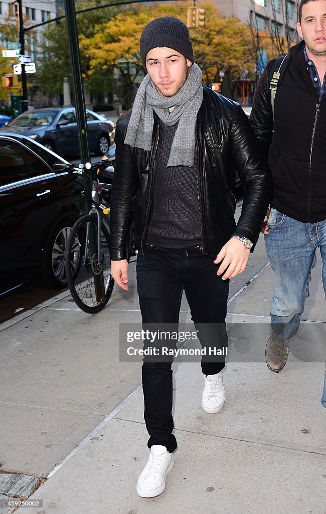 Celebrity Sightings In New York City - November 19, 2014