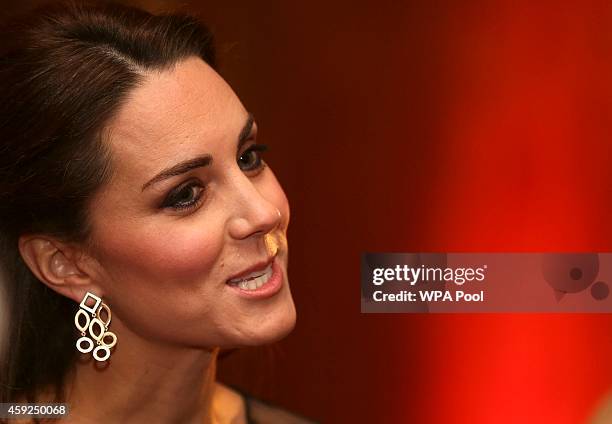 Catherine, Duchess of Cambridge attends the Place2be Wellbeing in Schools Awards Reception at Kensington Palace on November 19, 2014 in London,...
