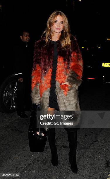 Millie Mackintosh attends the Claridge's & Dolce and Gabbana Christmas Tree party at Claridge's Hotel on November 19, 2014 in London, England.