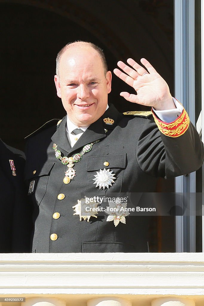 Monaco National Day 2014 - Balcony Parade