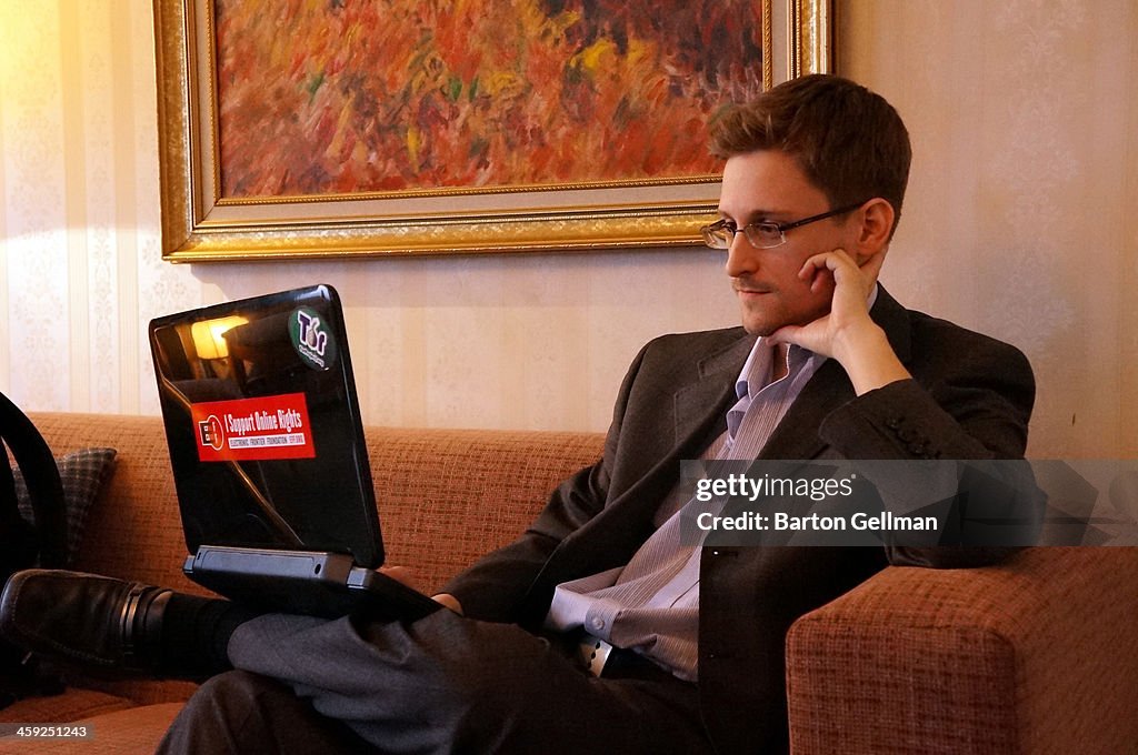 Edward Snowden Gives First Interview In Russia