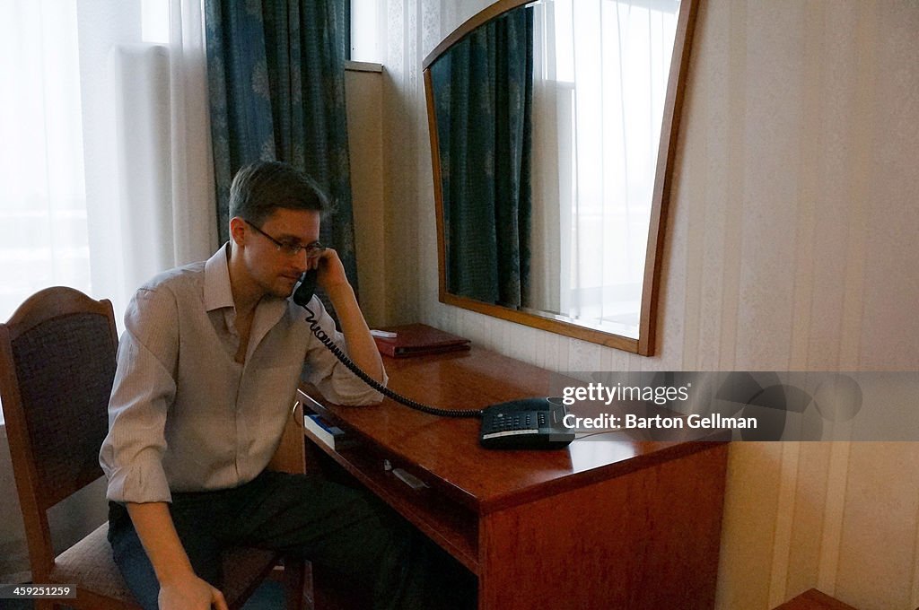 Edward Snowden Gives First Interview In Russia