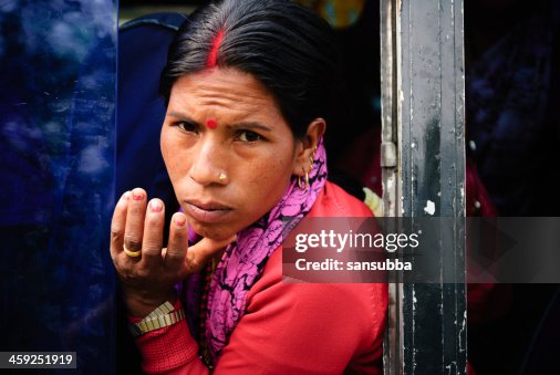 Woman in Bus Woman in Bus