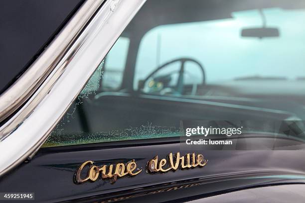 cadillac logo detail - steering wheel logo stock pictures, royalty-free photos & images