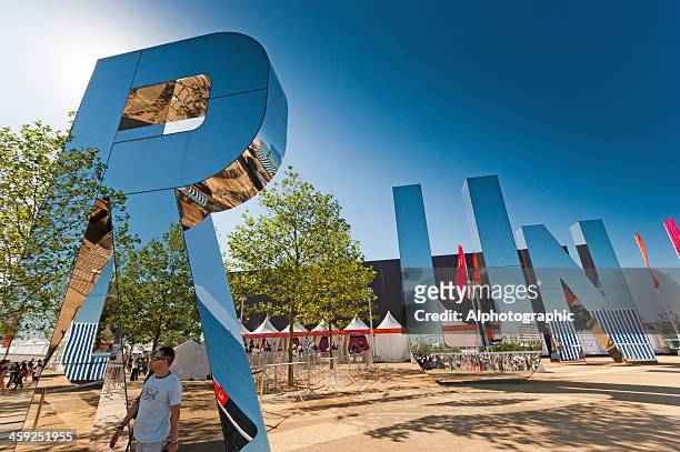 london olympic park - olympic park stratford stock pictures, royalty-free photos & images