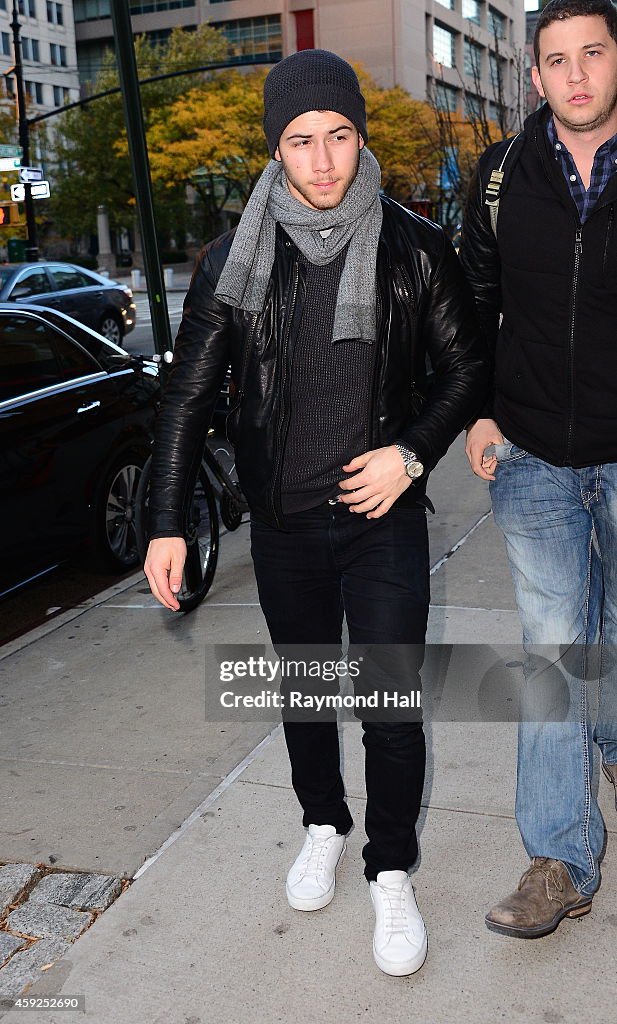 Celebrity Sightings In New York City - November 19, 2014