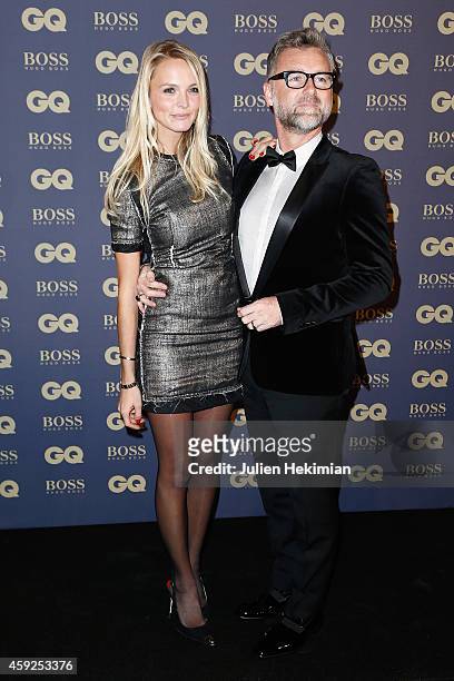 Darren Tulett and guest attend the GQ Men Of The Year Awards 2014 at Musee d'Orsay on November 19, 2014 in Paris, France.