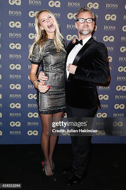 Darren Tulett and guest attend the GQ Men Of The Year Awards 2014 at Musee d'Orsay on November 19, 2014 in Paris, France.