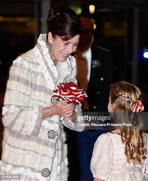 Princess Caroline of Hanover attends the Monaco National Day Gala at Grimaldi Forum on November 19, 2014 in Monaco, Monaco.