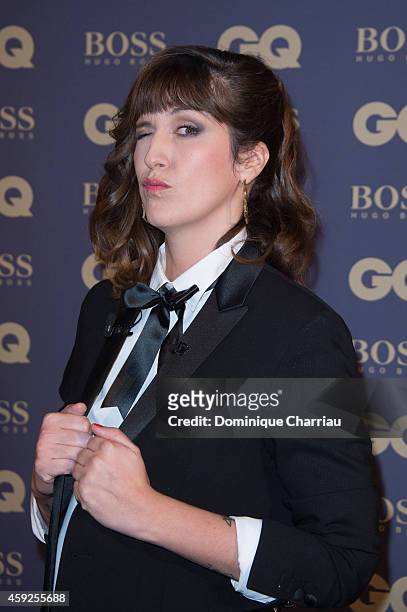 Daphne Burki attends the GQ Men Of The Year Awards 2014 Photocall In Paris at Musee d'Orsay on November 19, 2014 in Paris, France.