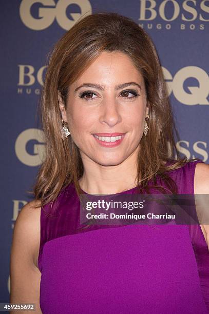 Lea Salame attends the GQ Men Of The Year Awards 2014 Photocall In Paris at Musee d'Orsay on November 19, 2014 in Paris, France.