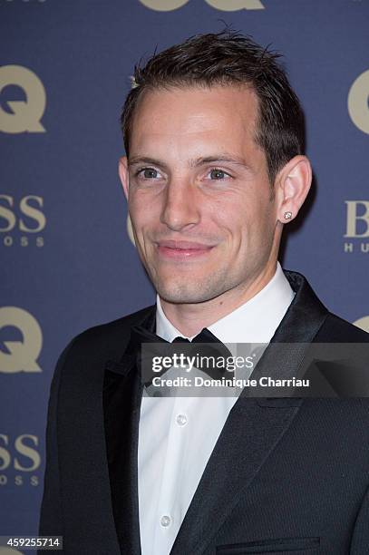 Renaud Lavillenie attends the GQ Men Of The Year Awards 2014 Photocall In Paris at Musee d'Orsay on November 19, 2014 in Paris, France.