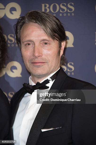 Mads Mikkelsen attends the GQ Men Of The Year Awards 2014 Photocall In Paris at Musee d'Orsay on November 19, 2014 in Paris, France.