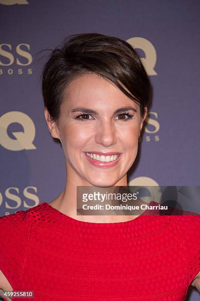 Emilie Besse attends the GQ Men Of The Year Awards 2014 Photocall In Paris at Musee d'Orsay on November 19, 2014 in Paris, France.