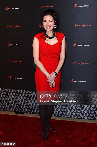 Journalist Sheryl WuDunn attends the 2nd Annual Save The Children Illumination Gala at the Plaza on November 19, 2014 in New York City.