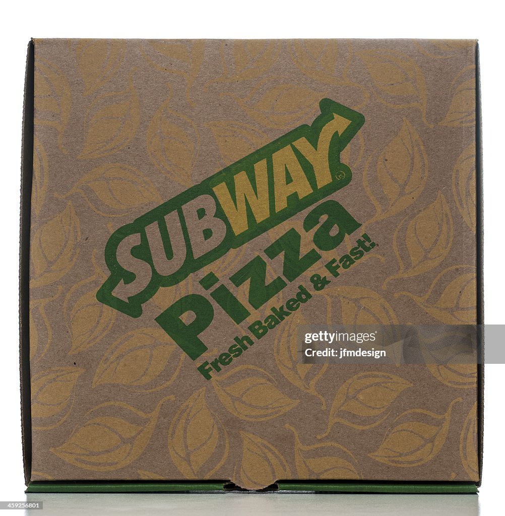 Subway Pizza Box