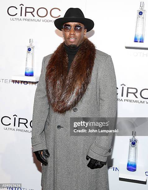 Sean Diddy Combs attends Sean Diddy Combs "Step Into The Circle" Times Square Takeover at Times Square on November 19, 2014 in New York City.