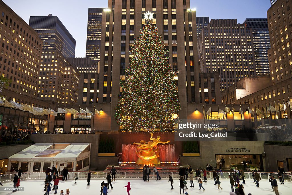 Rockefeller ice-rink NYC # 7 XXXL