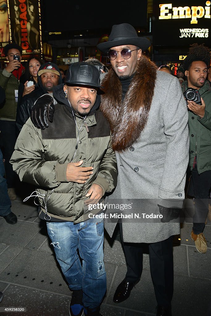 CIROC's "Step Into The Circle" Launch Hosted By Sean Diddy Combs In Times Square, New York City