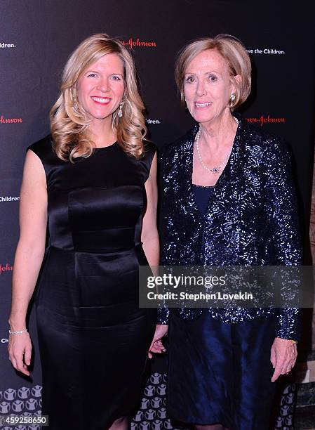 Honorees Alexandra Galston Murray and Susan Lassen attend the 2nd Annual Save The Children Illumination Gala at the Plaza on November 19, 2014 in New...