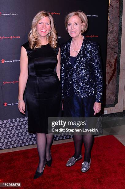 Honorees Alexandra Galston Murray and Susan Lassen attend the 2nd Annual Save The Children Illumination Gala at the Plaza on November 19, 2014 in New...