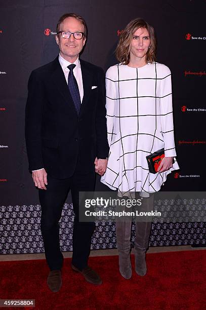 Austin Hearst and Gabriela Perezutti Hearst attend the 2nd Annual Save The Children Illumination Gala at the Plaza on November 19, 2014 in New York...