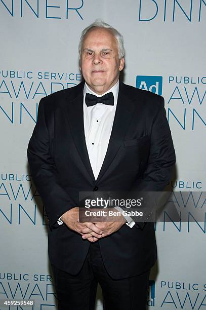 Chairman & CEO of FedEx Corp. Frederick Smith attends Ad Council's 61st Annual Public Service Award Dinner at The Waldorf=Astoria on November 19,...