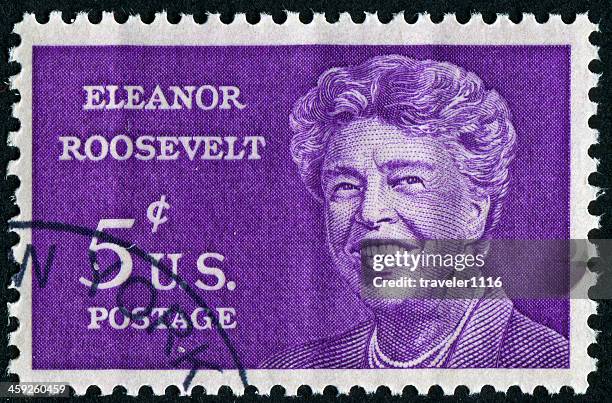 eleanor roosevelt stamp - eleanor roosevelt stock pictures, royalty-free photos & images