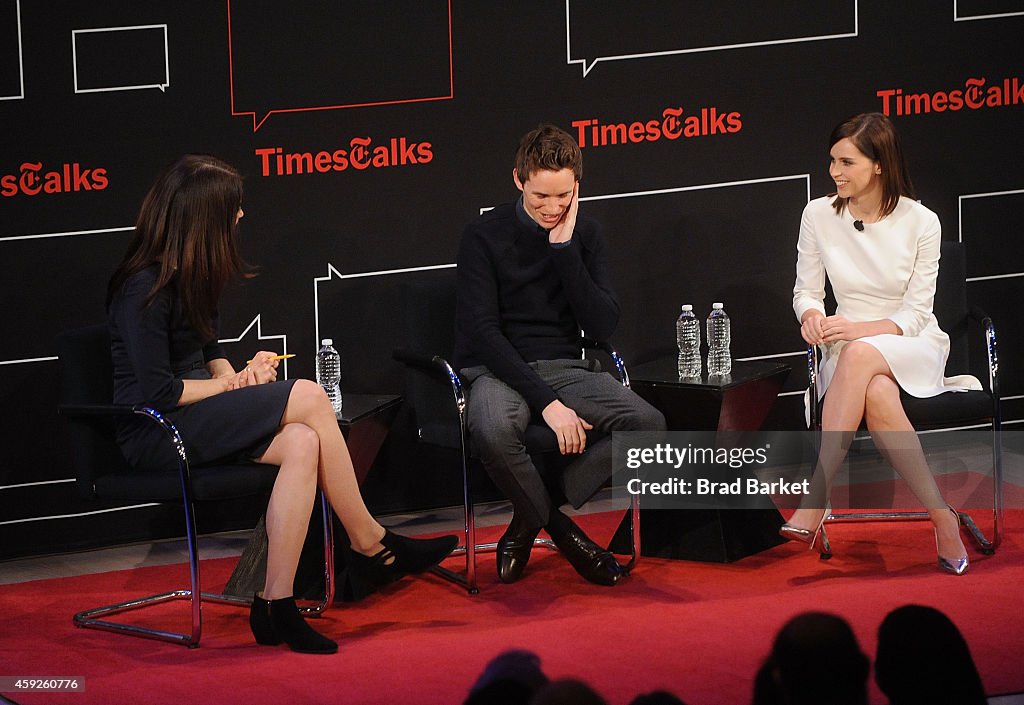 TimesTalks Presents: An Evening With Eddie Redmayne And Felicty Jones