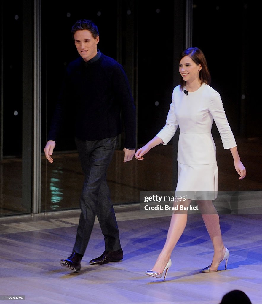 TimesTalks Presents: An Evening With Eddie Redmayne And Felicty Jones