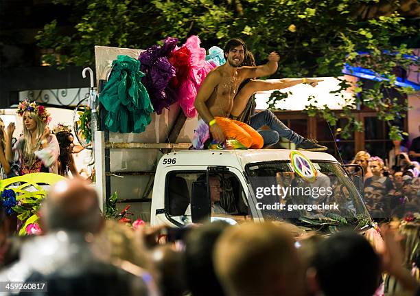 sydney's mardi gras - mardi gras sydney stock pictures, royalty-free photos & images