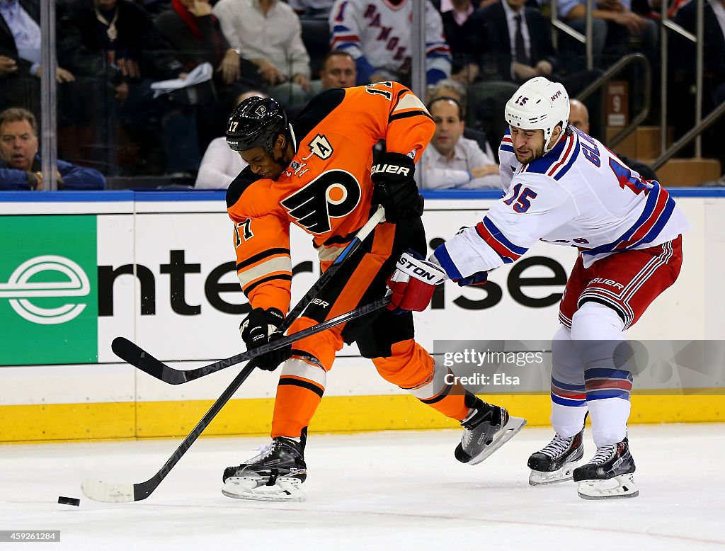 Philadelphia Flyers v New York Rangers