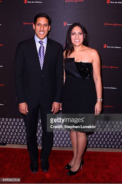 Administrator Raj Shah and Ami Shah attend the 2nd Annual Save The Children Illumination Gala at the Plaza on November 19, 2014 in New York City.