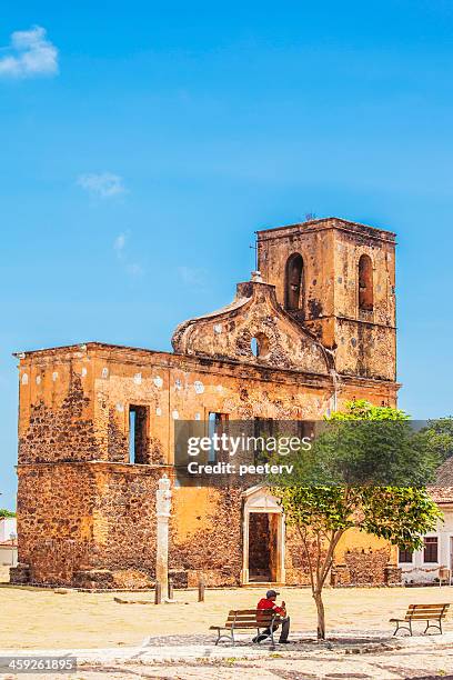 antigua iglesia ruinas en brasil de la ciudad. - estado de maranhao fotografías e imágenes de stock