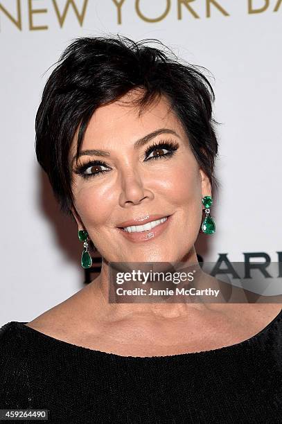 Kris Jenner attends The New York Ball: The 20th Anniversary Benefit for The European School Of Economics at Trump Tower on November 19, 2014 in New...