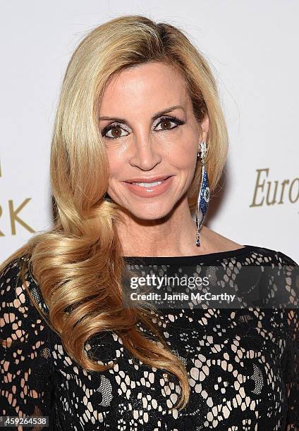 Television Personality Camille Grammer attends The New York Ball: The 20th Anniversary Benefit for The European School Of Economics at Trump Tower on...