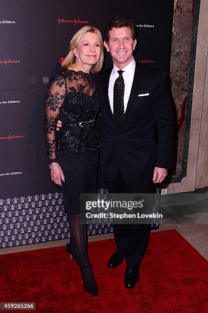 Pat Gorsky and Chairman of Johnson & Johnson Alex Gorsky attend the 2nd Annual Save The Children Illumination Gala at the Plaza on November 19, 2014...