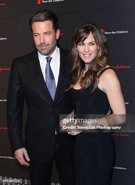 Ben Affleck and Jennifer Garner attend 2nd Annual Save the Children Illumination Gala at The Plaza Hotel on November 19, 2014 in New York City.